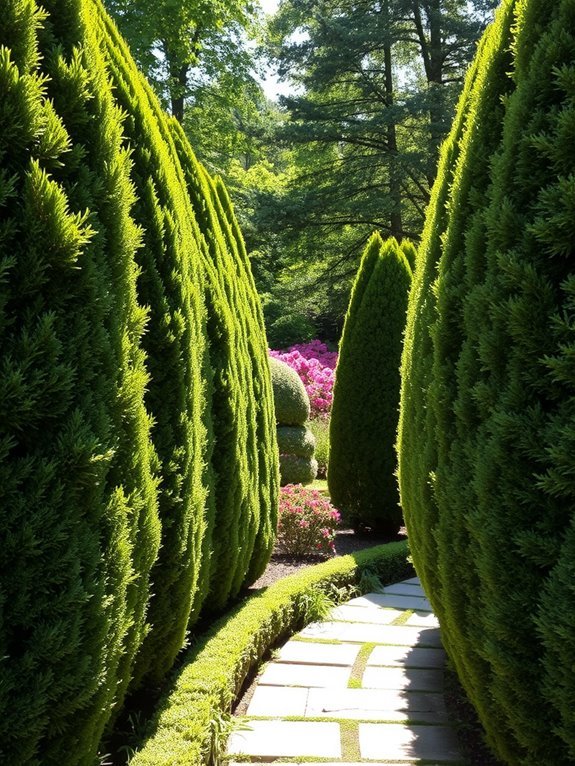 year round privacy hedges