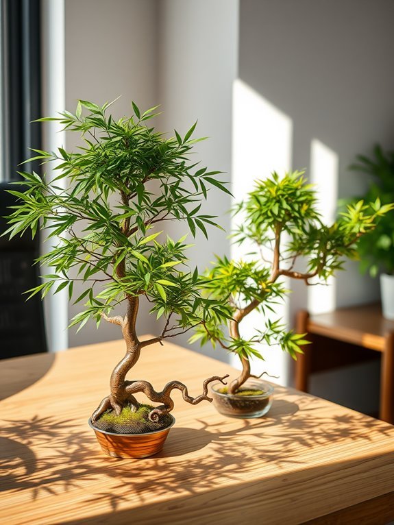 zen faux bamboo bonsai